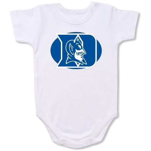 Duke Blue Devils Baby Bodysuit Creeper #01